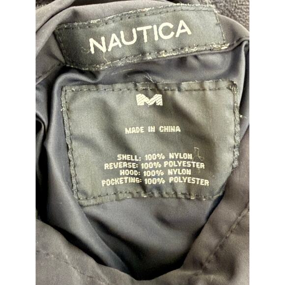 Men’s Vintage Reversible Nautica Coat Navy & red size Medium - Picture 12 of 13